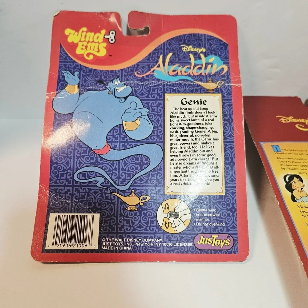 NEW VINTAGE DISNEY'S Aladdin Lot Figures Jasmine Magic Carpet, Prince Ali, Genie